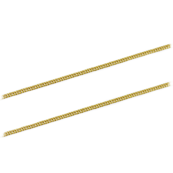 Corrente Malha Groumet Dupla Fina em Ouro 18 Kilates � 25386